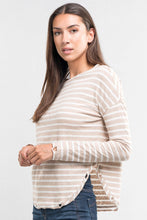 Load image into Gallery viewer, Distressed Stripe Top
