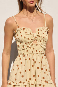 Polka Dot Fit & Flare Dress