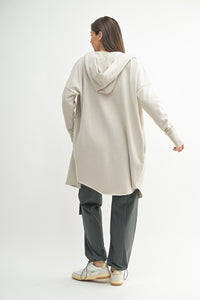 Activewear Hooded Longline Cardi