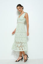 Load image into Gallery viewer, Lace Ribbon Accent Dress
