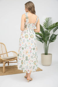Multi-Colour Print Dress