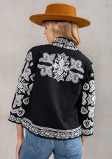 Embroidered Boho Jacket