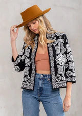 Embroidered Boho Jacket