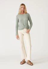 Front Twist Knit Pullover