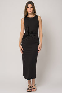 Twist Front Maxi Dress