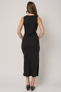 Twist Front Maxi Dress