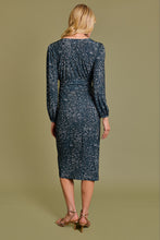 Load image into Gallery viewer, Surplice Cut Hunter Green Dress
