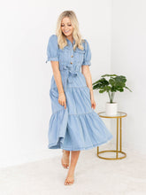 Load image into Gallery viewer, Denim Maxi Dress
