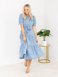 Denim Maxi Dress