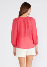 Load image into Gallery viewer, Sheer Button Front Blouse
