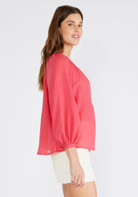 Load image into Gallery viewer, Sheer Button Front Blouse
