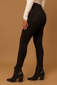 Faux Suede Leggings