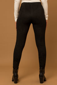 Faux Suede Leggings