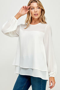 2H Tiered Blouse