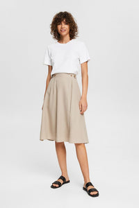 ESPRIT Linen Midi Skirt