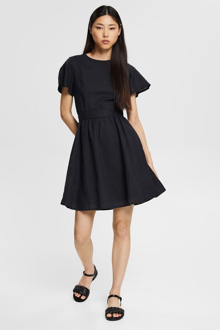 ESPRIT Open Back Linen Dress – Brio Boutique